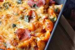 Salami-and-Tomato-Pasta-Bake