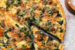 Spinach-Feta-Quiche