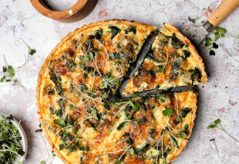 Various Quiches available at Crystal Cameleon Catering Kimberley
